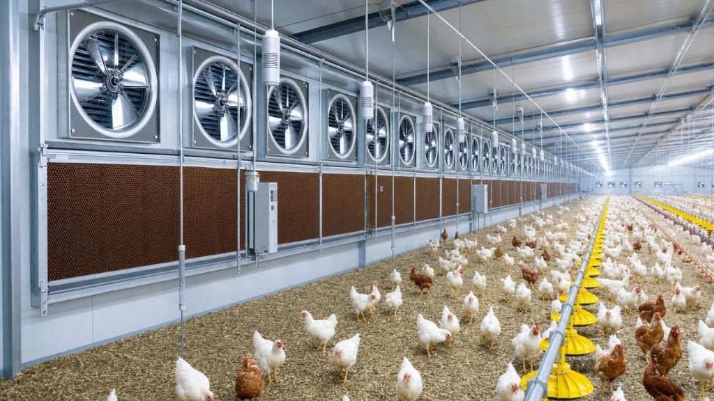 Poultry farming operation