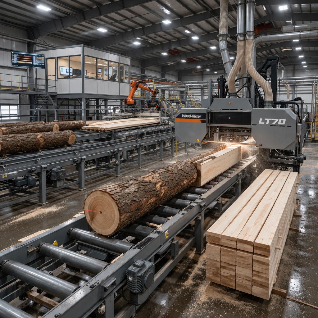 Timber and forest products mill